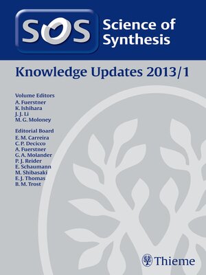 cover image of Science of Synthesis Knowledge Updates 2013 Volume 1